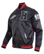 All-Star Game 2025 NBA Black Satin Jacket