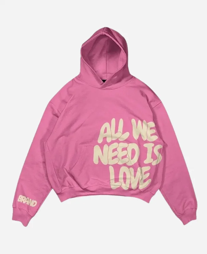 All We Need Is Love Pullover Oversized Hoodie