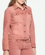 Amalia Williamson TV Series Sullivan’s Crossing Season 3 Lola Gunderson Pink Denim Jacket