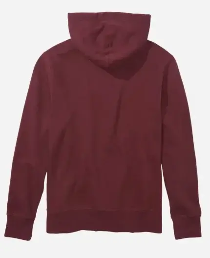 American Eagle Red Pullover Hoodie For Sale