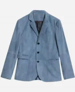 American Idol Season 23 Luke Bryan Blue Suede Jacket For Sale