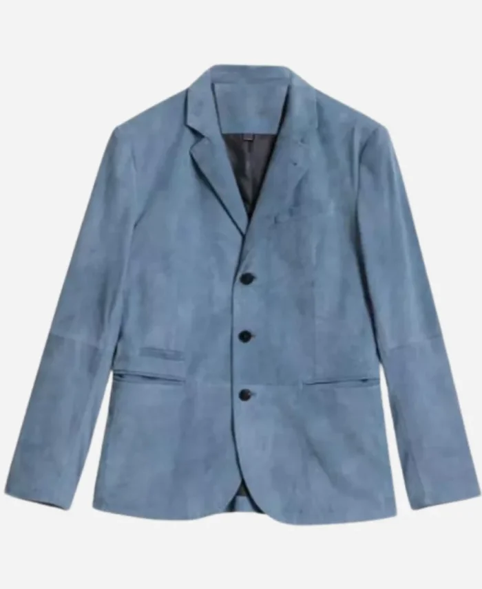American Idol Season 23 Luke Bryan Blue Suede Jacket For Sale