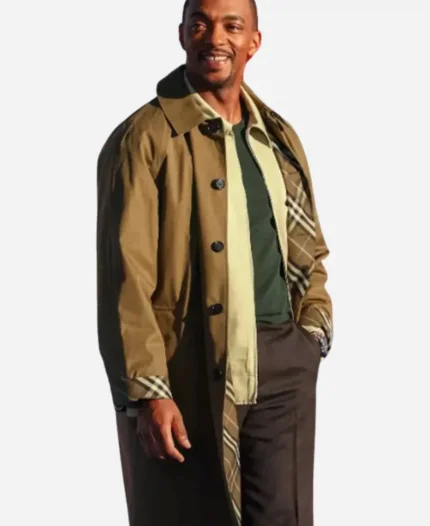 Anthony Mackie Captain America Brave New World Brown Coat