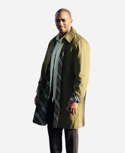 Anthony Mackie Movie Captain America Brave New World 2025 Sam Wilson Brown Coat