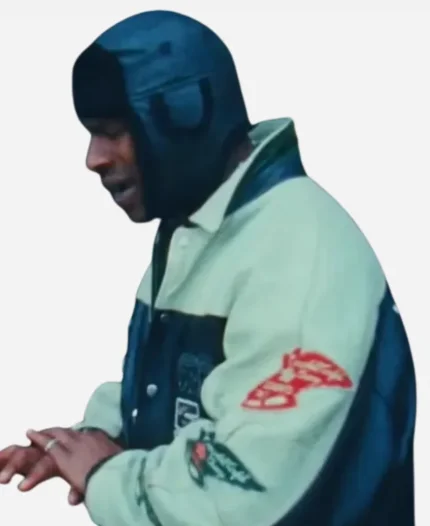 Asap Rocky Praise the Lord Avirex Varsity Leather Jacket