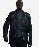 Assane Lupin S03 Black Leather Jacket