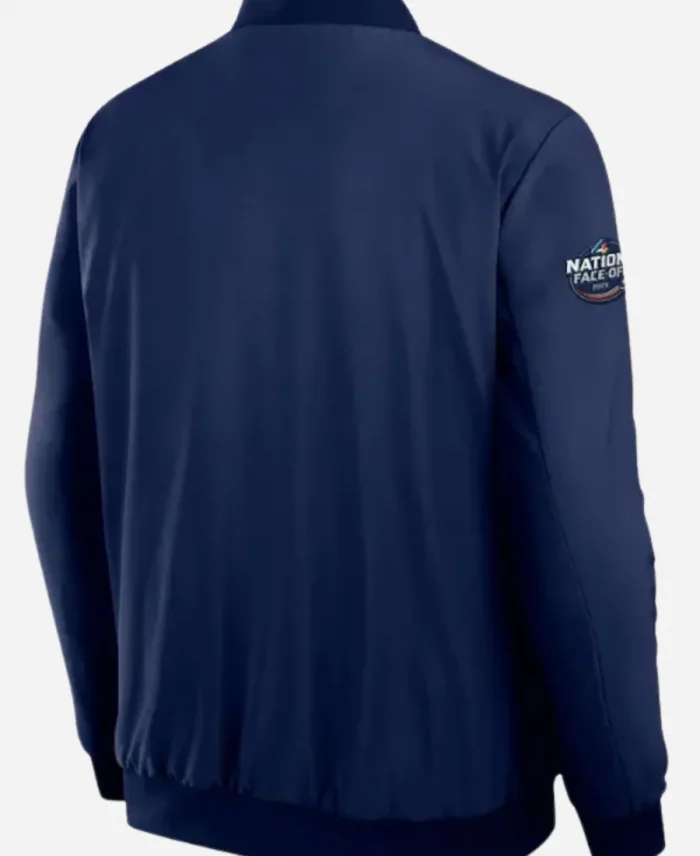 Team Suomi Authentic Pro 4 Nations 2025 Blue Bomber Jacket