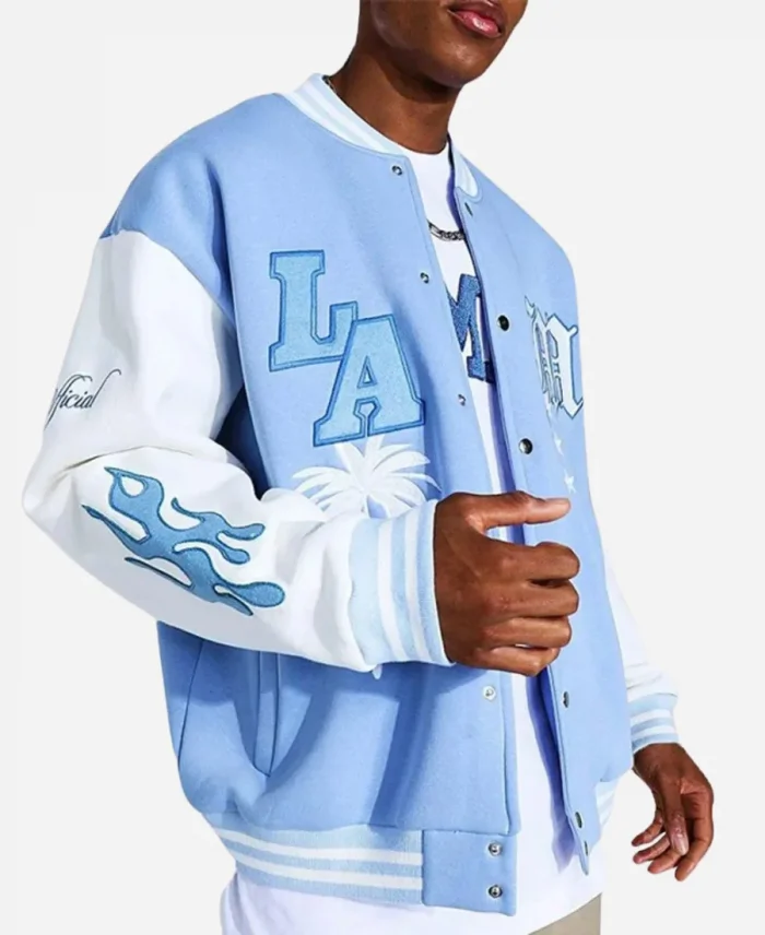 Baby Blue Bomber Jacket