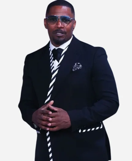 Back in Action Jamie Foxx Black Blazer