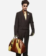 Bad Bunny 2025 Met Gala Brown Suit