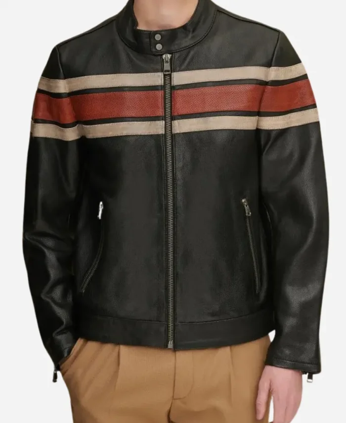 Bad Bunny Movie Cassandro 2023 Felipe Black Leather Jacket