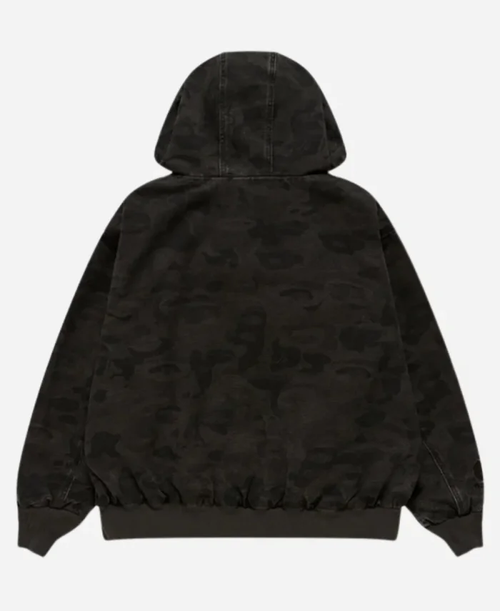 Bape x Kidsuper Black Camo Jacquard Jacket