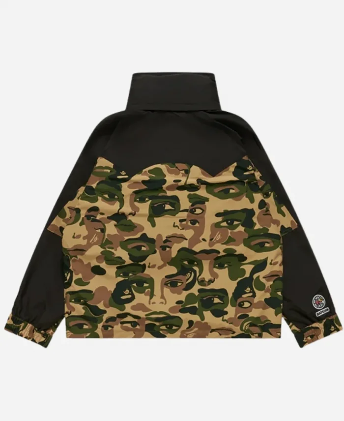 Bape x Kidsuper Snowboard Green Camo Jacket