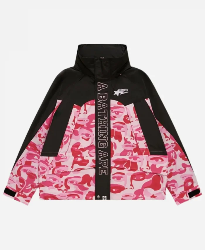 Bape x Kidsuper Snowboard Pink Camo Jacket