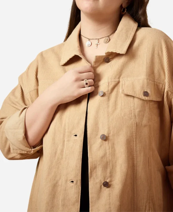 Barbie Ferreira Movie Bob Trevino Likes It 2025 Lily Trevino Corduroy Jacket