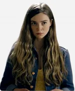 Becki Movie Elevator Game 2023 Megan Best Blue Denim Jacket
