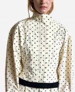 Belle The Label Polka Dot White Jacket