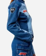 Beth Riesgraf Leverage Redemption S3 Denim Moto Jacket