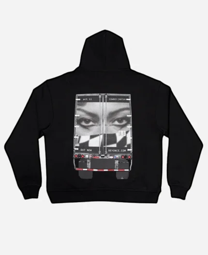 Beyonce Cowboy Carter Black Pullover Hoodie For Sale