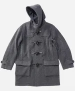 Bianca Barclay Tv Series Wednesday Season 02 Joy Sunday Grey Duffle Coat