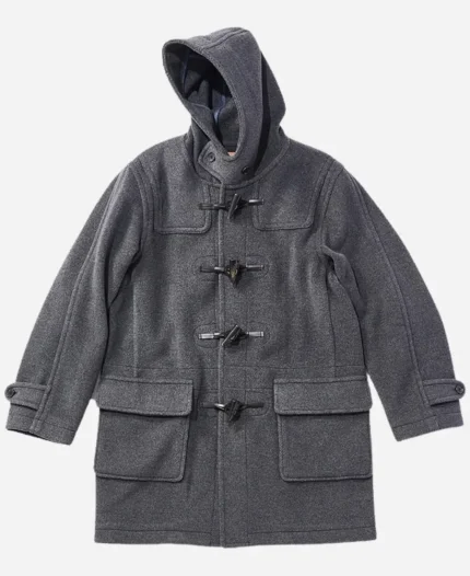 Bianca Barclay Tv Series Wednesday Season 02 Joy Sunday Grey Duffle Coat