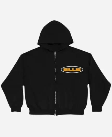 Billie Eilish Hit Me Star Black Hooded Jacket