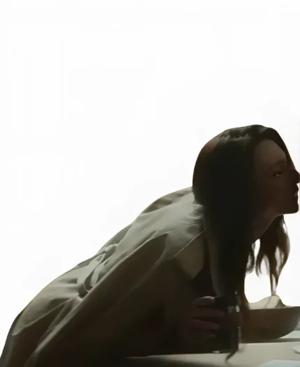 Black Bag Cate Blanchett Beige Wool Coat