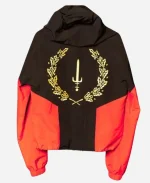Black Coaches Style American Heritage Flag Jacket