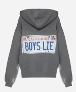 Boys Lie Driver’s License Racer Pullover Grey Hoodie