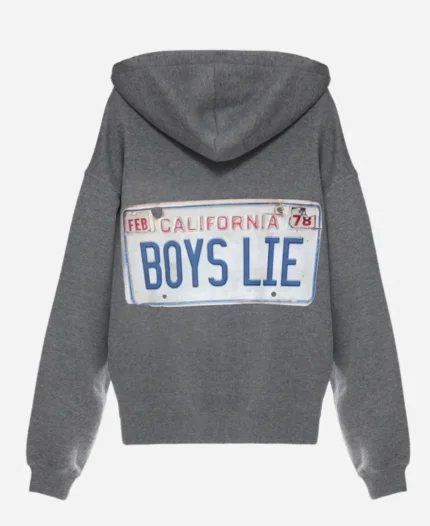 Boys Lie Driver’s License Racer Pullover Grey Hoodie