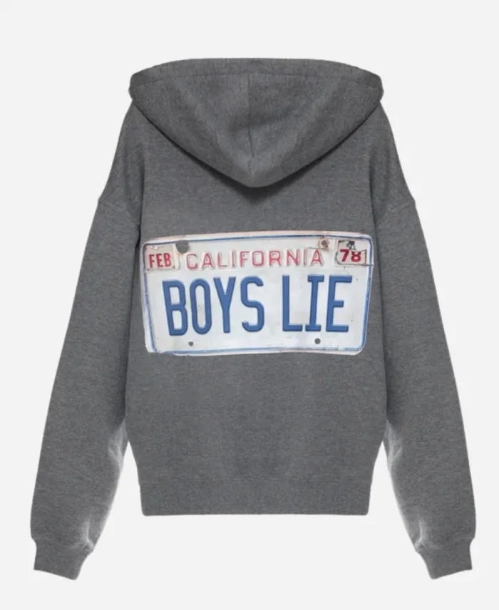 Boys Lie Driver’s License Racer Pullover Grey Hoodie