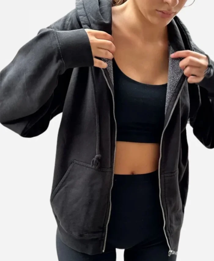 Brandy Melville Christy Black Hoodie