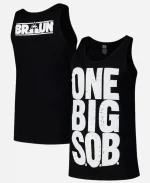 Braun Strowman WWE One Big S.O.B. Black Tank Top