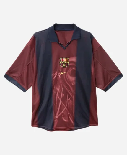 CJ x Nike x FC Barcelona Retro 200001 Home Skeleton Jersey