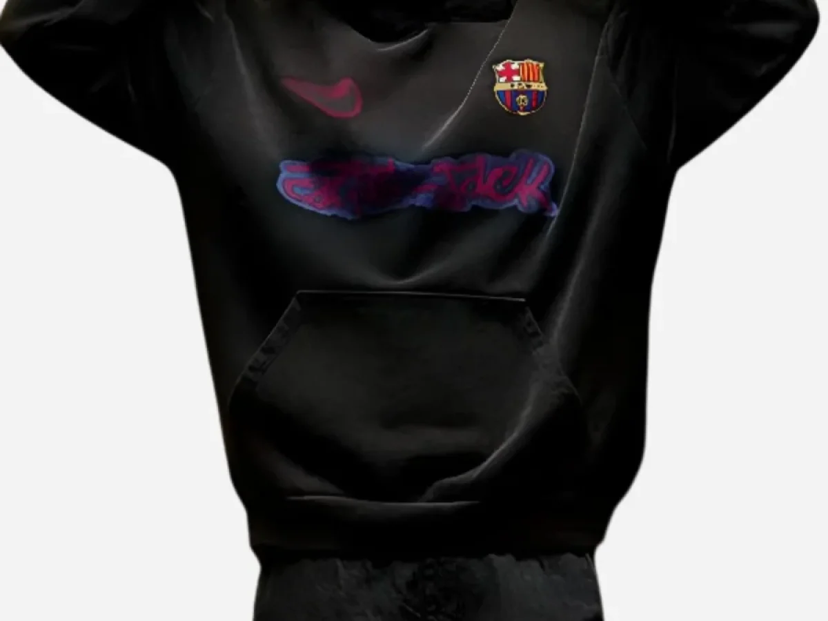 Travis Scott Cactus Jack Barcelona Pullover Black Hoodie
