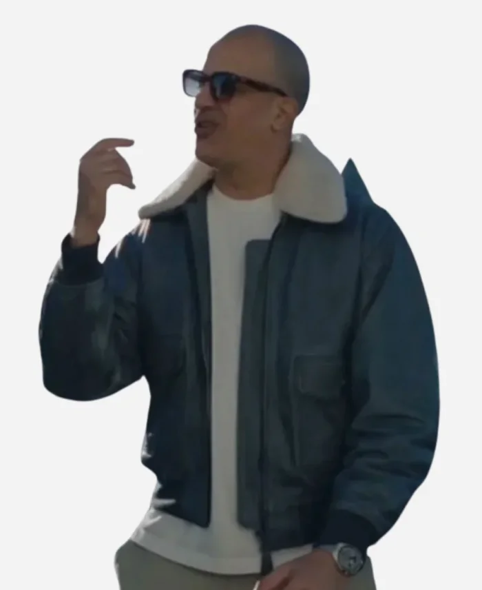 Cafe noisette Rim’K Blue Leather Jacket