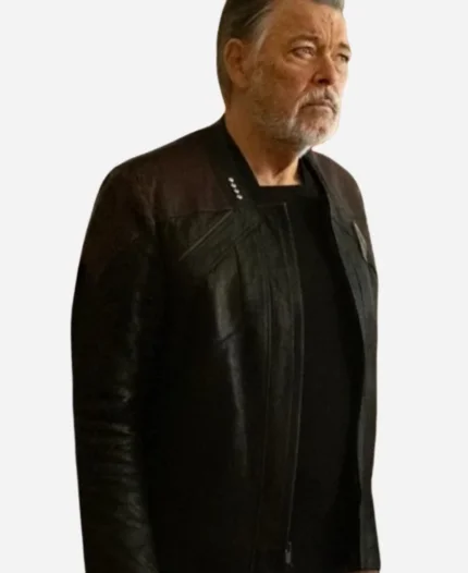 Captain Riker Star Trek Picard S03 Leather Jacket