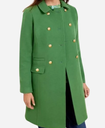 Catherine Tv Series Grosse Pointe Garden Society S01 Aja Naomi King Green Coat