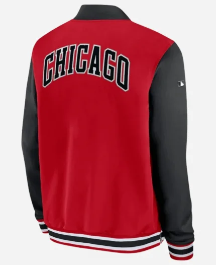 Chicago White Sox Authentic Collection City Connect Full-Zip Red Bomber Jacket