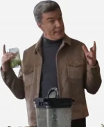 Christopher Shyer Movie Return to Office 2025 Brown Jacket