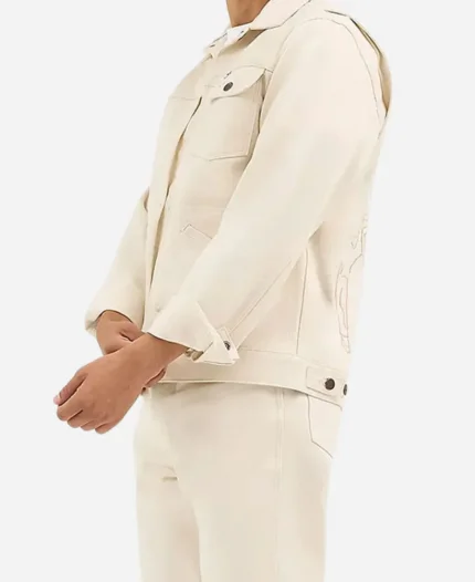 Cowboy 2025 Cream Denim Jacket