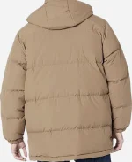 Craig Movie Friendship 2025 Tim Robinson Beige Puffer Hooded Jacket