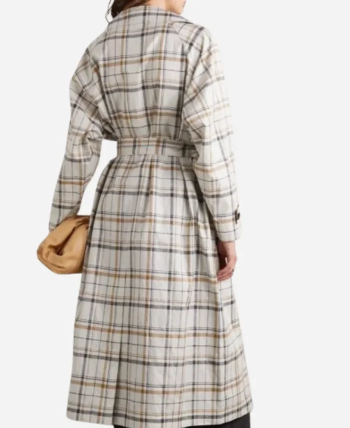 Cynthia Nixon And Just Like That S03 Belted Trench Coat