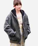 Dakota Johnson Materialists 2025 Cotton Hooded Jacket