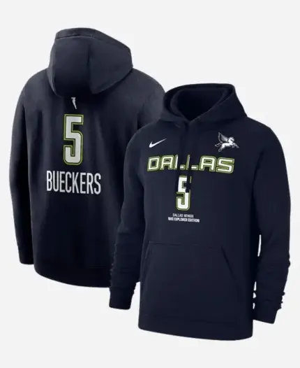 Dallas Wings Paige Bueckers Navy Hoodie