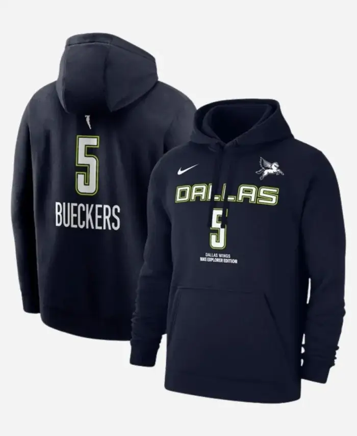 Dallas Wings Paige Bueckers Navy Hoodie