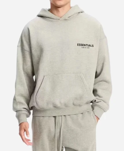Dark Oatmeal Essentials Hoodie