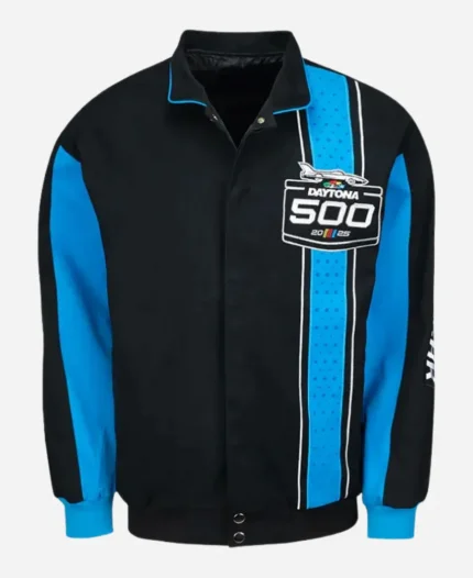 Daytona 500 Unisex 2025 Black Hooded Jacket