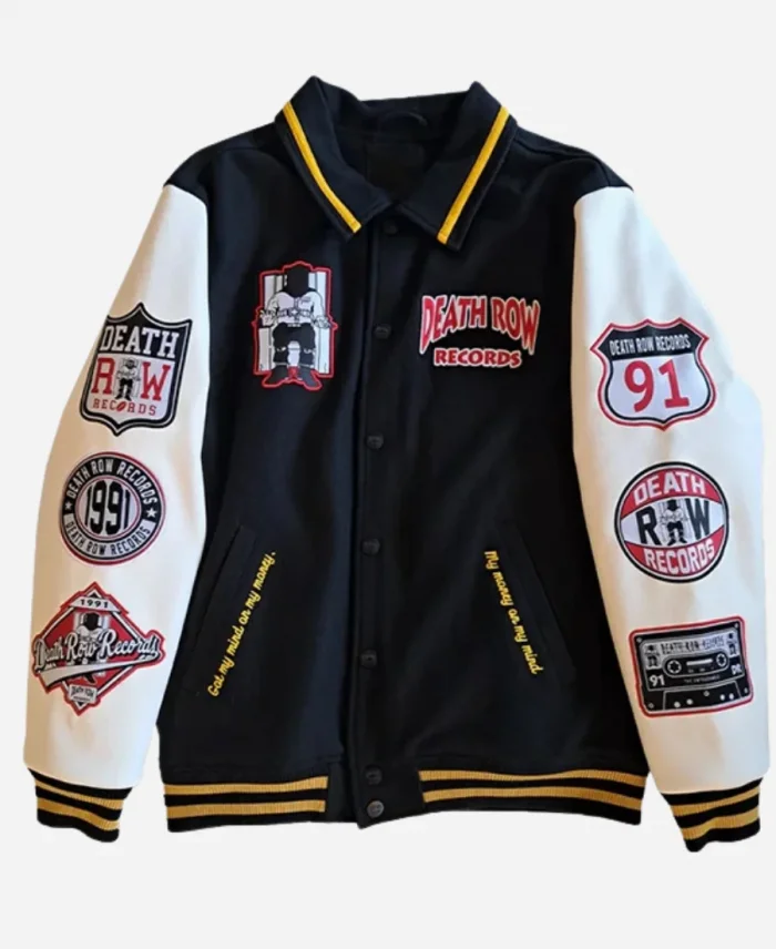 Death Row Records Patched Varsity Jacket