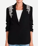 Deborah Vance TV Series Hacks Season 04 Jean Smart Black Embellished Blazer